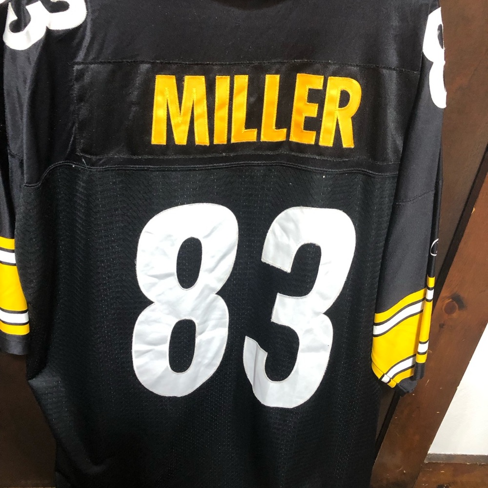 Miller, Pittsburgh Steelers, No. 83 jersey size 56